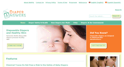 Desktop Screenshot of diaperanswers.org